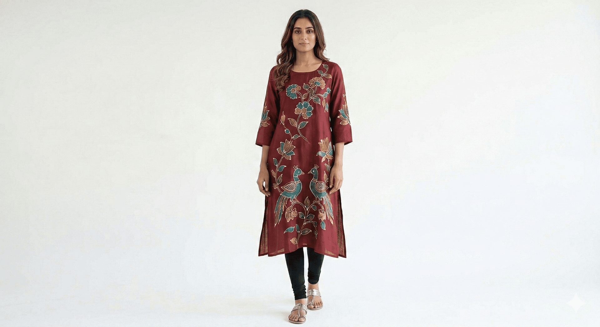 Graphite Geometry Kurta