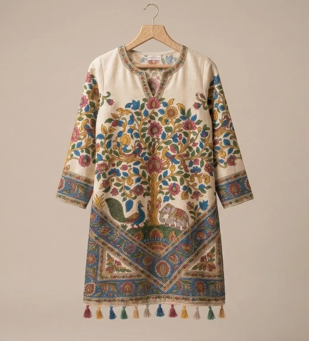 Hand-painted clothing by Rivarna — wearable art